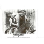 Charlie Daniels signed 10x8 black and white photo. Few marks to edge of photo but not affecting