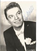 Guy Mitchell signed 6x4 black and white photo. Good Condition. All autographs are genuine hand