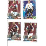 Paul Robinson, Scott Sinclair, Leandro Bacuna, Tom Cleverley signed Tops cards. Bolton Wanderers,