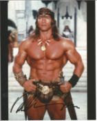 Arnold Schwarzenegger signed 10x8 colour photo. Good Condition. All autographs are genuine hand