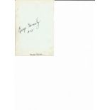 George Formby (1904-1961) Singer / Actor Signed Vintage 1938 Album Page. Good Condition. All