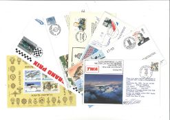 FDC and postage collection 21 interesting items includes Falkland Islands stamp sheet, FDC, Ayrton