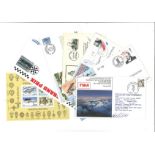 FDC and postage collection 21 interesting items includes Falkland Islands stamp sheet, FDC, Ayrton