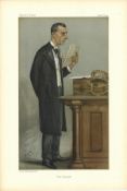 Collection of 2 prints Subject Joe Chamberlain. 1901 and 1908. Vanity Fair print, These prints