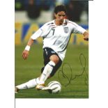 Owen Hargreaves signed 10x8 colour photo in England strip. Good Condition. All autographs are