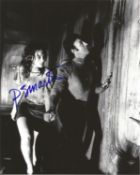 Pamela Sue Martin signed 10 x 8 b/w photo from The Poseidon movie. Good Condition. All autographs