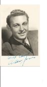 Allan Jones signed 6x4 black and white photo. Circa 1941. Good Condition. All autographs are genuine