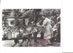 Wizard of Oz actor Jerry Maren one of the lollypop kids signed 10 x 8 inch b/w photo with Judy