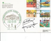 Daley Thompson signed Sport FDC. Good Condition. All autographs are genuine hand signed and come