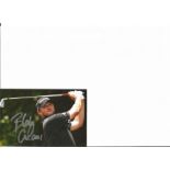 Blake Adams signed 6x4 colour photo. American golfer. Good Condition. All autographs are genuine