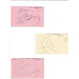 4 most signed album page. Good Condition. All autographs are genuine hand signed and come with a