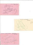 4 most signed album page. Good Condition. All autographs are genuine hand signed and come with a