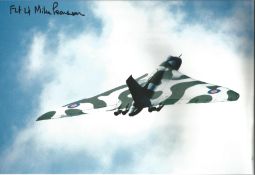 Flt Lt Mike Pearson signed 10x8 colour photo. Good Condition. All autographs are genuine hand signed