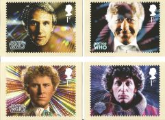 Doctor Who 17 2013 PHQ cards each with stamps and special postmarks to reverse. UNSIGNED. Good