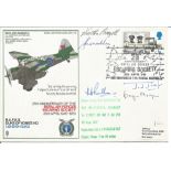 Bryn Morgan, J.Tiot, Bill Randle, Walker, Scottie Brazil signed flown 25th Anniversary of the