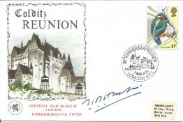 Flt LT Tonder Signed Colditz Reunion Imperial War Museum London Commemorative Cover 35th Anniversary