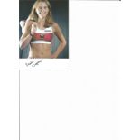 Marian Wagner signed 6x4 colour photo. German athletics champion. Good Condition. All autographs are