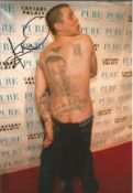 Steve O signed 12x8 colour photo. Good Condition. All autographs are genuine hand signed and come