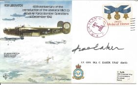 Lt. Gen. IRA C. Eaker signed flown 40th Anniversary of the introduction of the Liberator Mk3 to