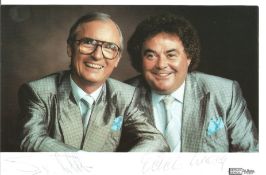 Little and Large signed 6x4 colour photo. Good Condition. All autographs are genuine hand signed and