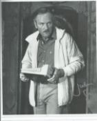 Julian Glover signed 10x8 black and white photo as Kristatos in the James Bond film