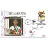 Jonathan Edwards signed 1996 olympic games FDC. Silver medallist. Good Condition. All autographs are