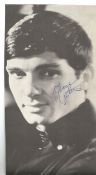 Gene Pitney signed black and white newspaper photo. Good Condition. All autographs are genuine