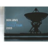 Bon Jovi Bounce world tour 2003 programme unsigned. Good Condition. All autographs are genuine