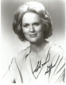 Sharon Gless signed 10x8 black and white photo. Good Condition. All autographs are genuine hand