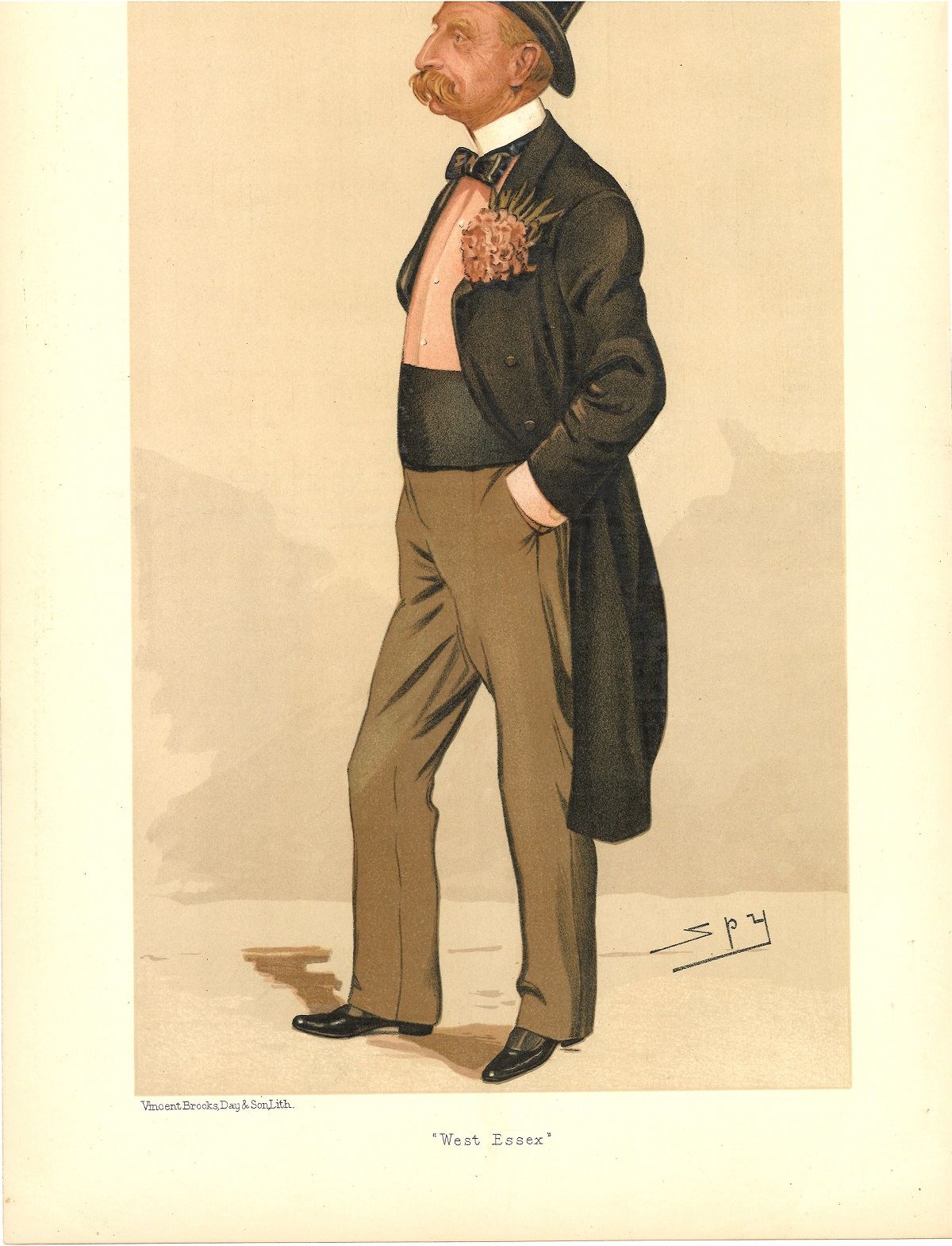 Collection of 3 prints. Subject Statesmen/men of style. 1894. Vanity Fair print, These prints were - Image 2 of 3
