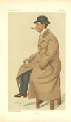 Phil 21/2/1895. Subject Phil May Vanity Fair print, These prints were issued by the Vanity Fair