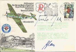 Gen. Gunther Rall signed flown German The Royal Air Force Museum and the Sir Dermot Boyle Wing 2
