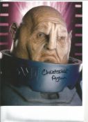 Dr Who Christopher Ryan signed 10x8 inch colour photo. Good Condition. All autographs are genuine