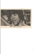 Dave Dee signed small black and white newspaper photo. Good Condition. All autographs are genuine