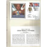 Steve Redgrave signed Great British Gold Medal Winners FDC. Good Condition. All autographs are