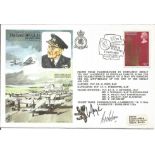 Grp Cpt R.M. Robson and Colonel Vernon L. Frye signed flown The Lord Douglas of Kirtleside FDC No.