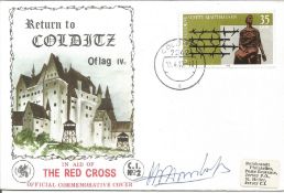 Unknown POW signed Return to Colditz Oflag Ivc in aid of The Red Cross Official Commemorative