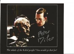 Dr Who actor Peter Miles signed 10x8 inch colour photo. Good Condition. All autographs are genuine