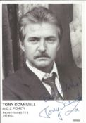 Tony Scannell signed 6 x 4 inch b/w portrait photo from TV series The Bill. Condition 8/10. All