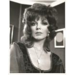 Joan Collins Signed 8 x 6 inch b/w portrait photo, to Nora. Condition 6/10. All autographs are