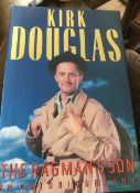 Kirk Douglas Signed hardback book The Ragman's Son: An Autobiography. To Nora. All autographs are