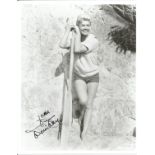 Doris Day Signed 10 x 8 inch b/w full length photo. Condition 9/10. All autographs are genuine