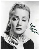 June Havoc Signed 10 x 8 inch b/w photo. Condition 8/10. All autographs are genuine hand signed