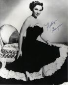 Kathryn Grayson Signed 10 x 8 inch b/w photo. Condition 8/10. All autographs are genuine hand signed
