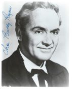 Charles 'Buddy' Rogers Signed photo black and white 10 x 8 inch. Condition report out of 10, 8. .