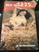 Jane Russell Signed hardback book An Autobiography . All autographs are genuine hand signed and come
