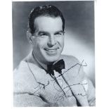 Fred MacMurray June Haver Signed 10 x 8 b/w photo of MacMurray only. Condition 7/10. All