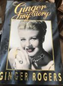 Ginger Rogers Signed hardback book Ginger My Story, to Michael. All autographs are genuine hand