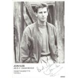 John Iles signed 6 x 4 inch b/w portrait photo from TV series The Bill. Condition 8/10. All