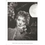 Greer Garson Signed 10 x 8 inch b/w movie magazine from Goodbye Mr Chips. Condition 9/10. All